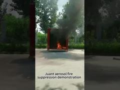 Demonstrasi aerosol Juant menggunakan video