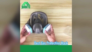 EN136 Masker Respirator Gas Debu Perlindungan Ganda