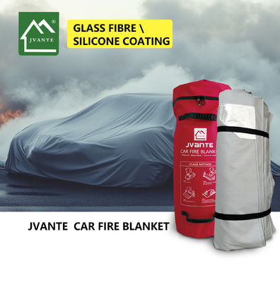 600g/M2 Selimut tahan api mobil abu-abu, tahan api multi-fungsi6*8m