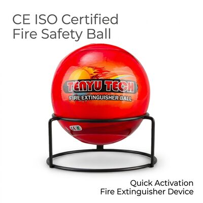 120 DB Warning Audio Signal Fire Extinguisher Ball 1.3KG Unit Weight ≈3 Cubic Meter Fire Extinguishing Space