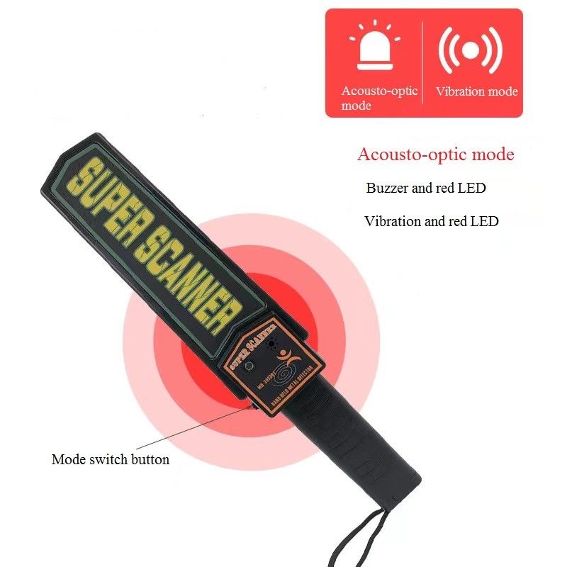 Handheld metal detector High sensitivity detector battery