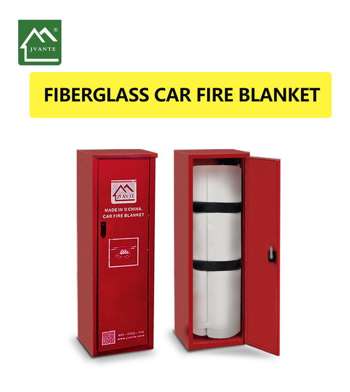 0.6mm Thick Automobile Fire Blanket, Fiberglass Material, Used For Automobile Or Automobile Battery Fire Suppression