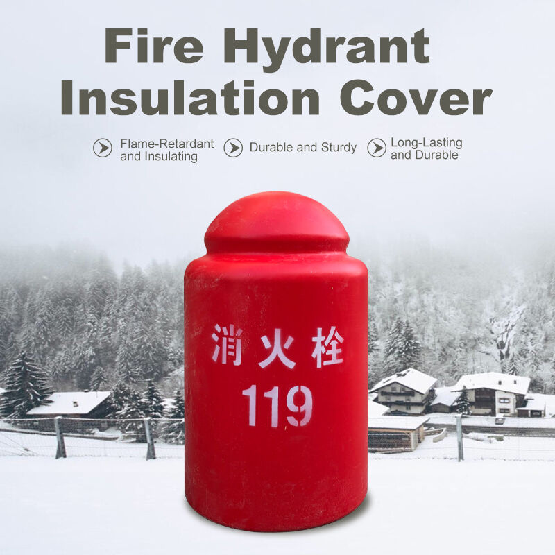 FRP Fire Hydrant Insulation Cover With 4cm Polyurethane Insulation Anti Freezing Durable Customizable