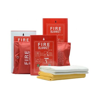 Ringan 1.2*1.2 Fiberglass Fire Blanket Dengan Berat Selimut 0,7 Kg