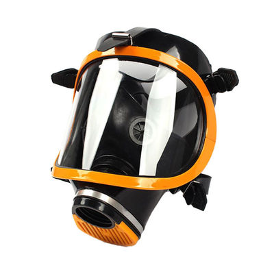 Tali yang dapat disesuaikan Full Face Chemical Mask Puda Self Priming Filter Gas Mask