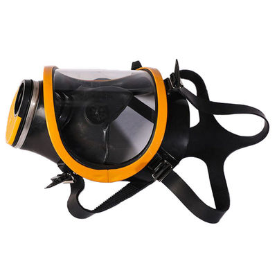 Tali yang dapat disesuaikan Full Face Chemical Mask Puda Self Priming Filter Gas Mask