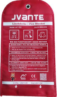 100% Fiberglass Fire Blanket Pembantu yang baik untuk pemadam kebakaran dapur rumah