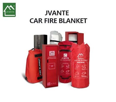 0.6mm Ketebalan Emergency Fire Extinguisher Blanket Untuk Area Perumahan
