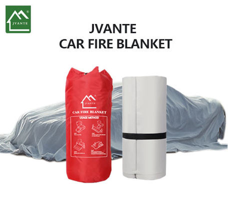 Kendaraan High Silica Glass Fiber Fire Extinguisher Selimut Kemasan yang dapat disesuaikan