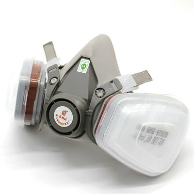 Masker gas setengah wajah KN95 yang dapat digunakan kembali Respirator penyerap debu dengan penyaringan udara