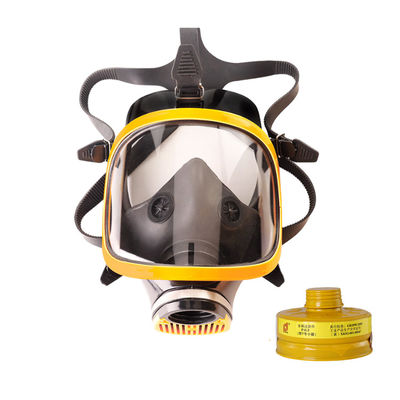 Gray KN95 Respirator Silikon yang Dapat Digunakan Kembali Untuk Perlindungan debu Dan Fungsi Topeng Gas