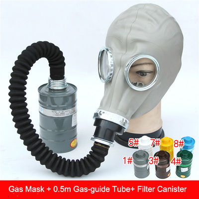 Gray KN95 Respirator Silikon yang Dapat Digunakan Kembali Untuk Perlindungan debu Dan Fungsi Topeng Gas